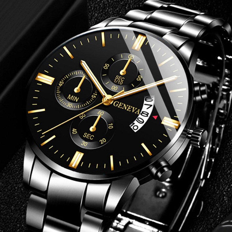 Luxury Watch Life - Luksusowy męski zegarek kwarcowy ze stali