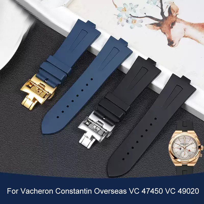 Luxury Watch Vacheron Constantin - Pasek do zegarka z gumy silikonowej