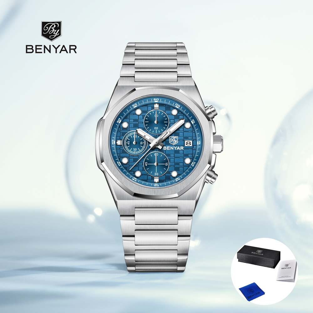 Luxury Watch Life - 2025 Nowe męskie zegarki BENYAR Najlepsze