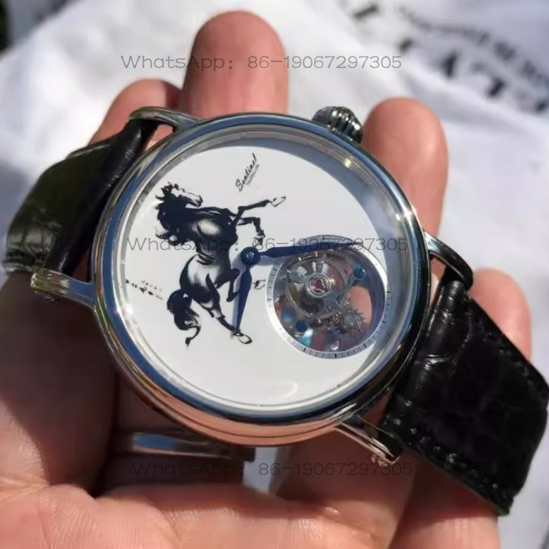 Zodiac Luxury Watch - Zegarek z mechanizmem Tourbillon ST8000. Zegarek