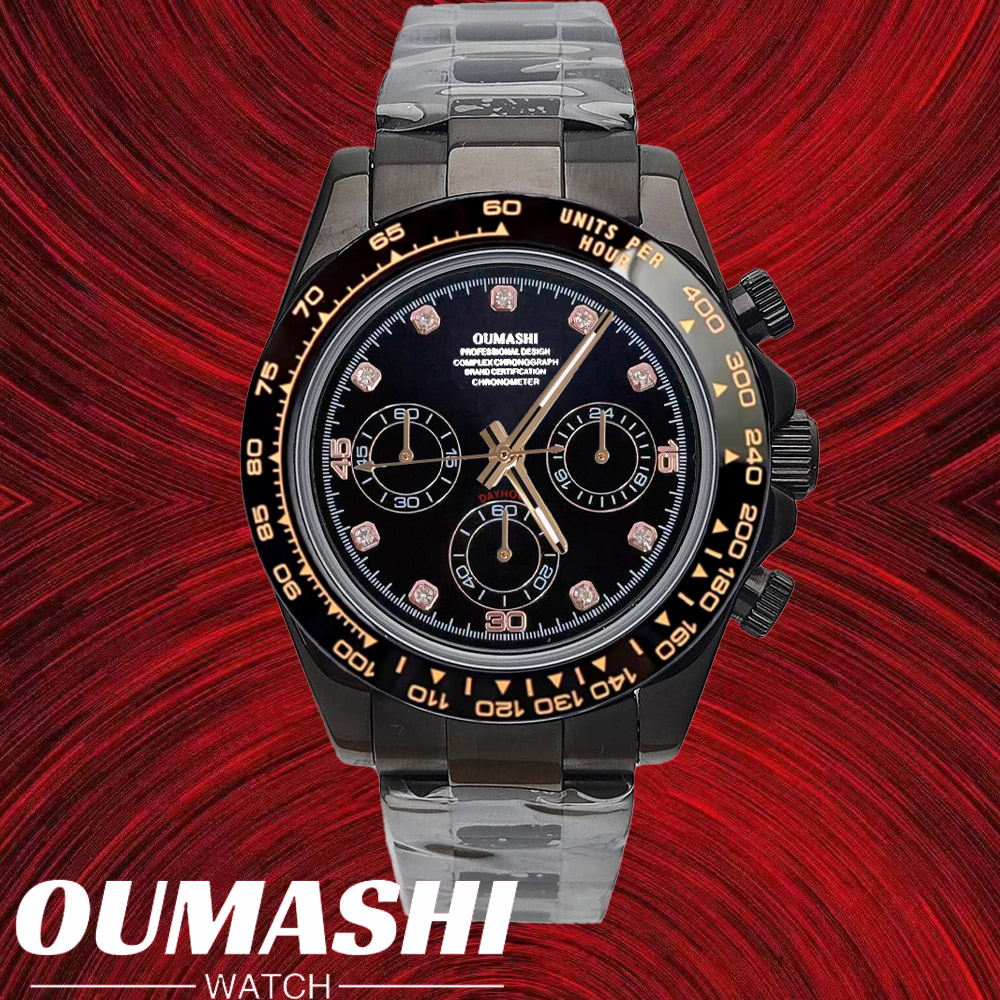 Luxury Watch Leather - Zegarki VK63 39,3 mm Luksusowy Zegarek