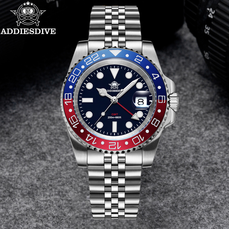 Luxury Watch La - ADDIESDIVE męskie zegarki 40mm luksusowa ceramiczna