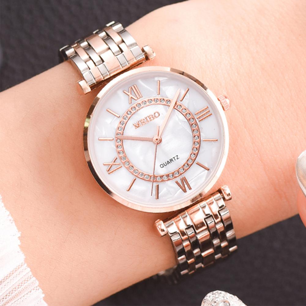 Ladies Luxury Watch - Luksusowe kryształowe damskie zegarki na bransoletce