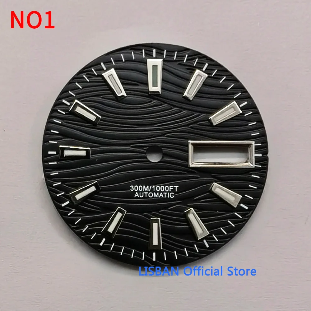 Luxury Watch Face - Tarcza zegarka 29mm czarna niebieska zielona