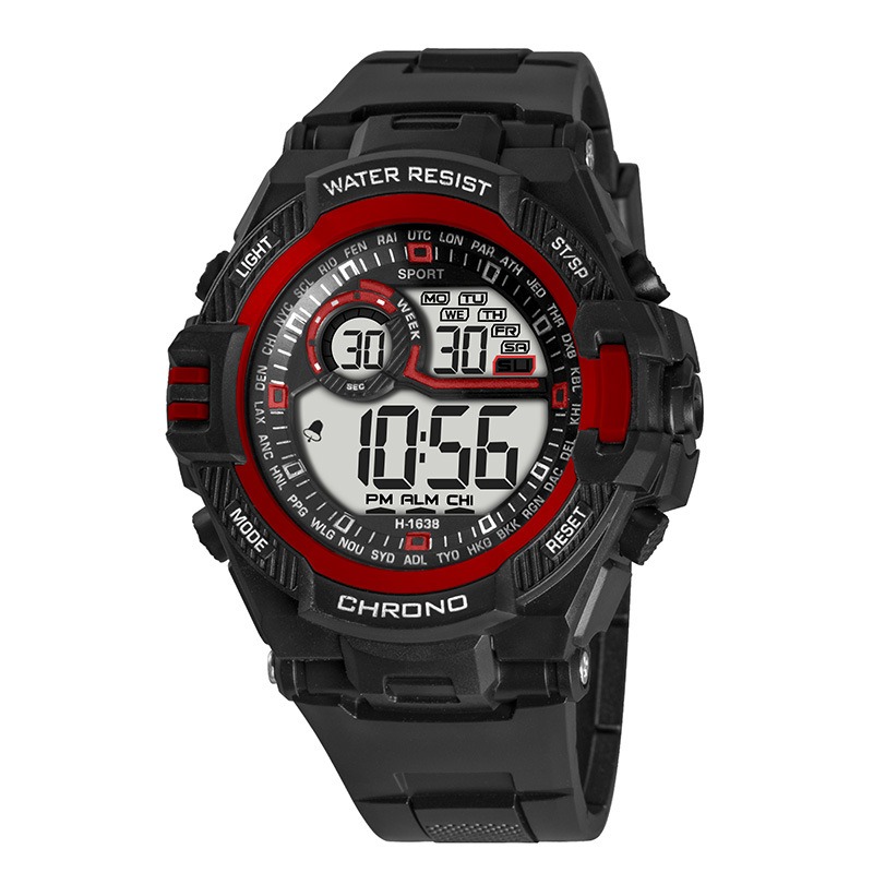 Luxury Watch Life - Wodoodporny zegarek sportowy, luksusowy zegarek elektroniczny