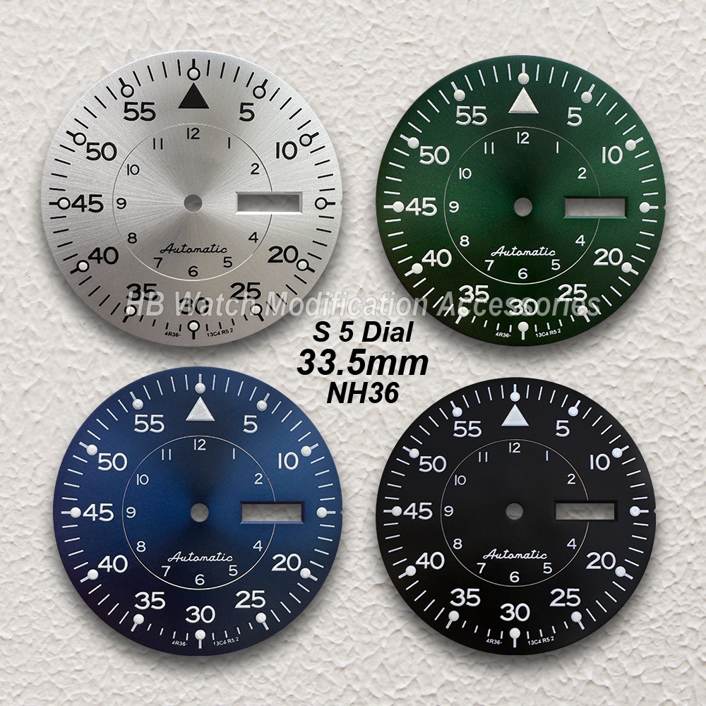 Luxury Watch Face - Tarcza z efektem słonecznym 33,5 mm