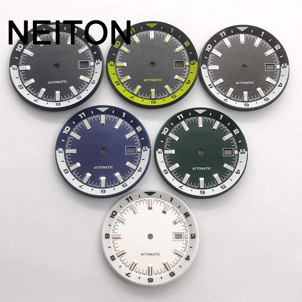 Luxury Watch Face - Tarcza zegarka NEITON 36.5mm czarna biała