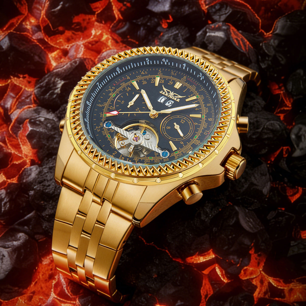 Wysokiej klasy luksusowy wielo – Chronograph Flyback Watch recenzja i cena