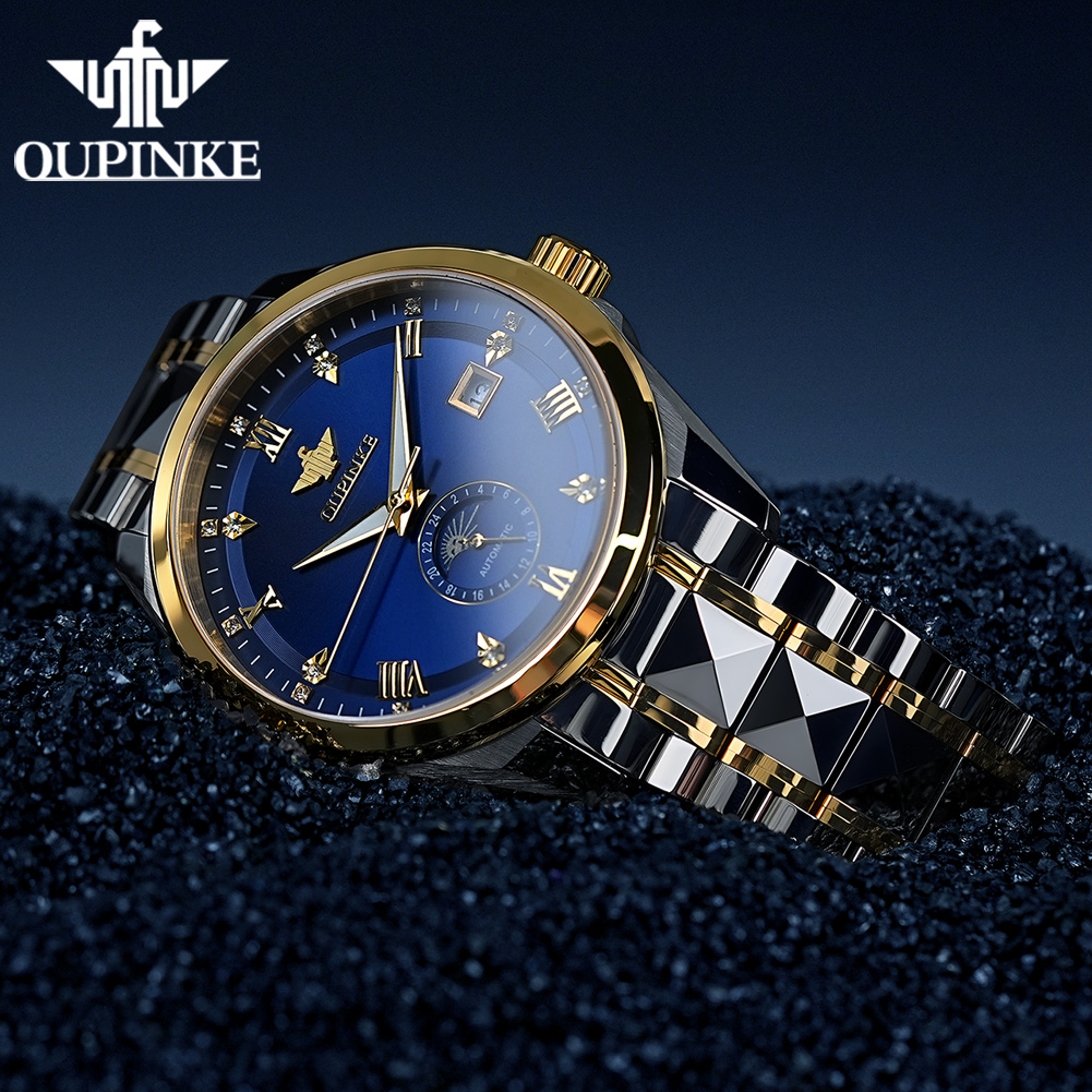 Zegarek męski OUPINKE, luksuso – Luxury Watch Leather recenzja i cena