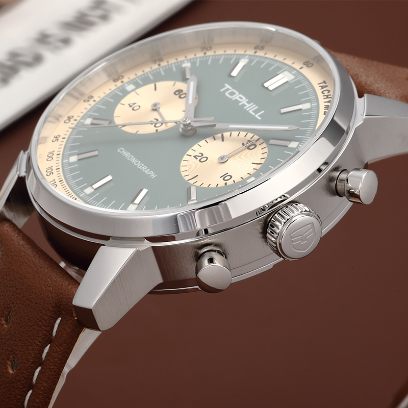 Zegarek chronograf TOPHILL, ze – Chronograph Flyback Watch recenzja i cena