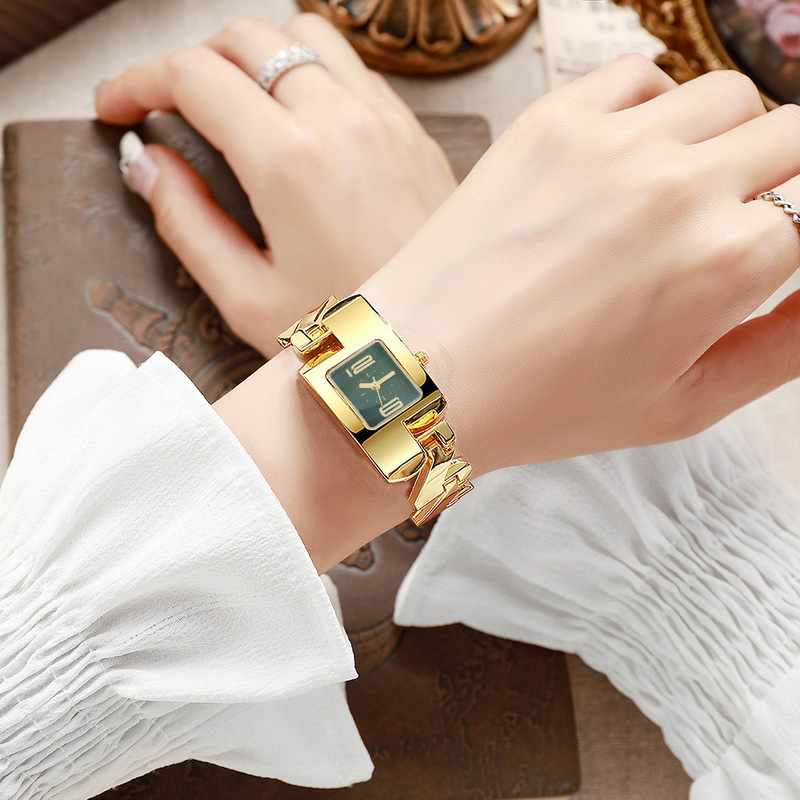 Damski kwadratowy zegarek kwar – Ladies Luxury Watch recenzja i cena