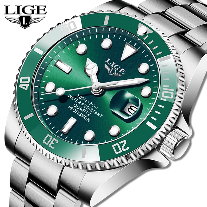 LIGE Top marka luksusowa moda  – Luxury Watch Mockup recenzja i cena