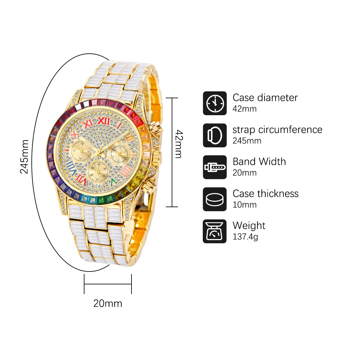 MISSFOX luksusowe Iced zegarek – Luxury Watch Mockup recenzja i cena