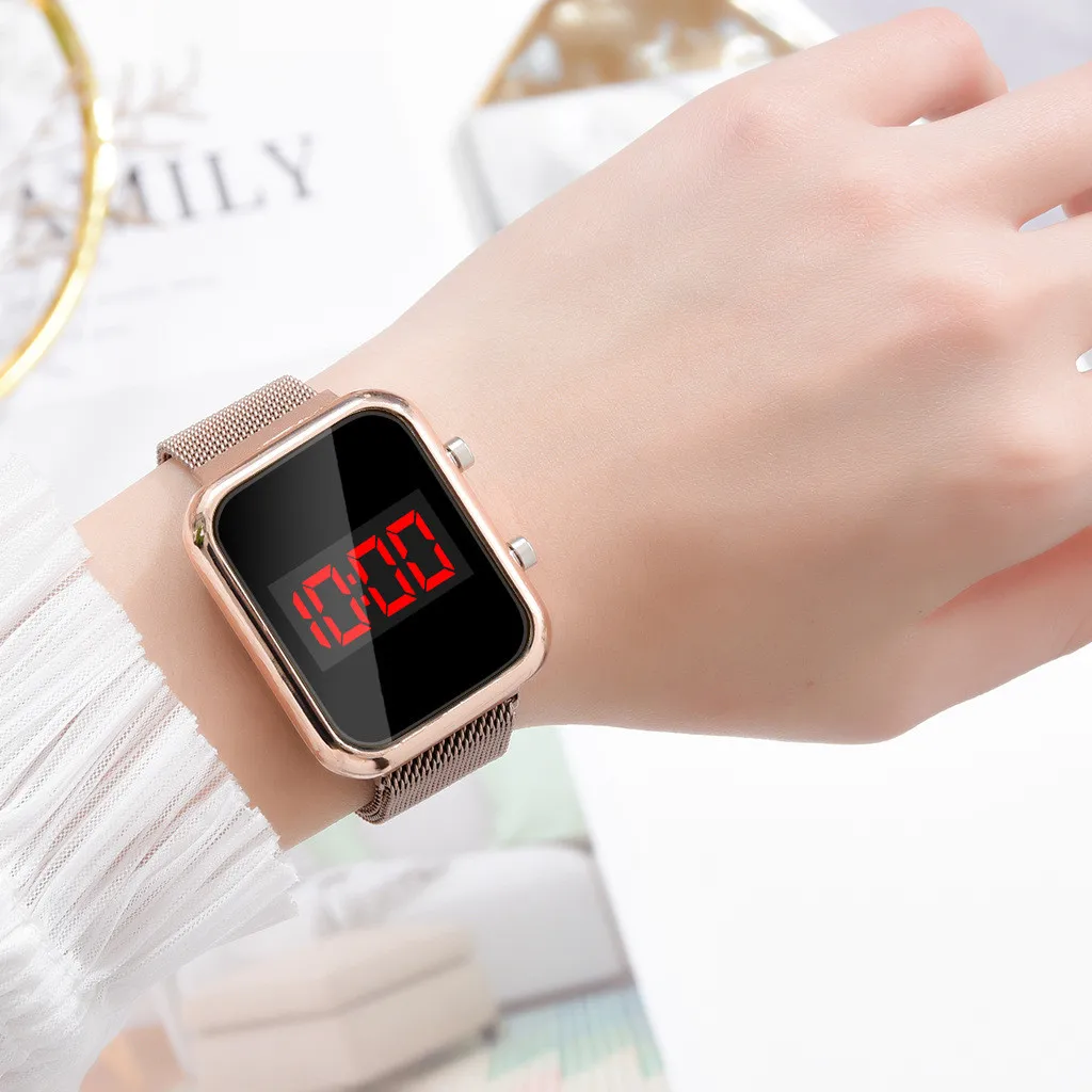 Modne zegarki LED z magnetyczn – Luxury Watch Life recenzja i cena
