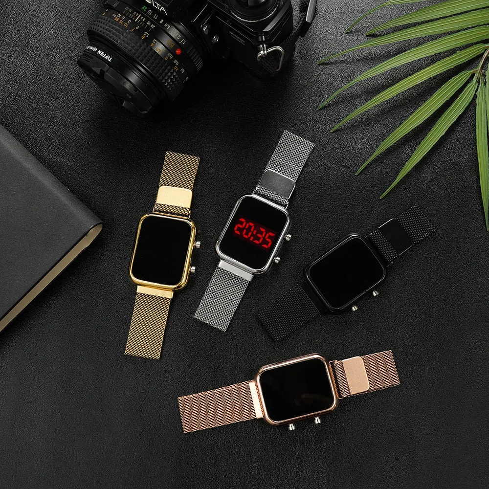 Modne zegarki LED z magnetyczn – Luxury Watch Life recenzja i cena