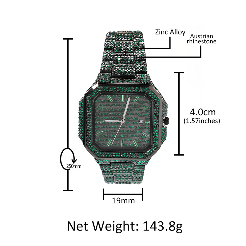 Męskie zegarki kwarcowe Hip Ho – Luxury Watch Gold And Black recenzja i cena