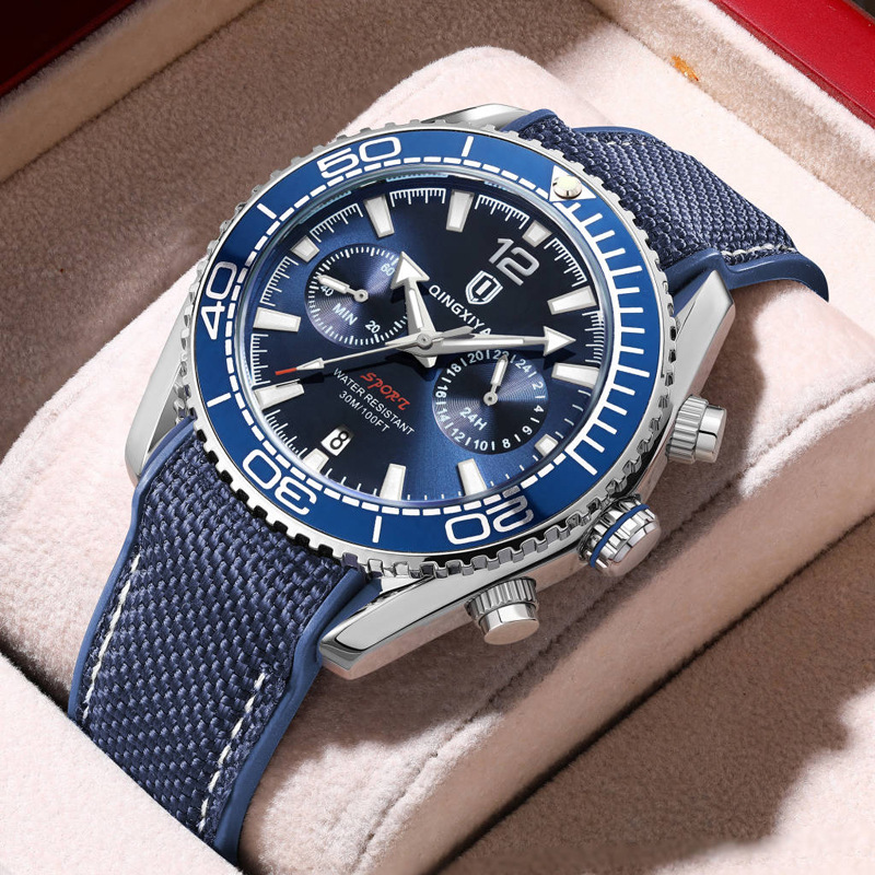 Popularny Klasyczny Męski Zega – Chronograph Flyback Watch recenzja i cena