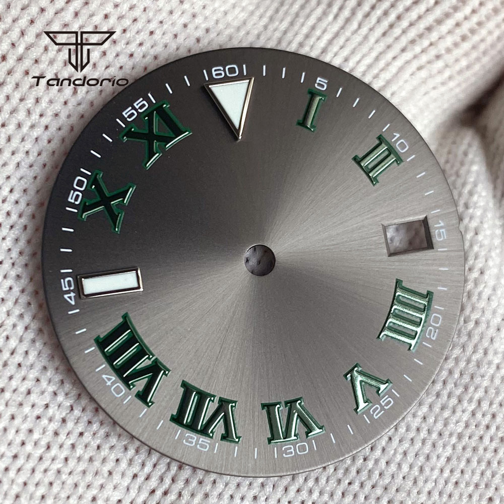 29mm Szary zegarek Sunburst Di – Luxury Watch Face recenzja i cena