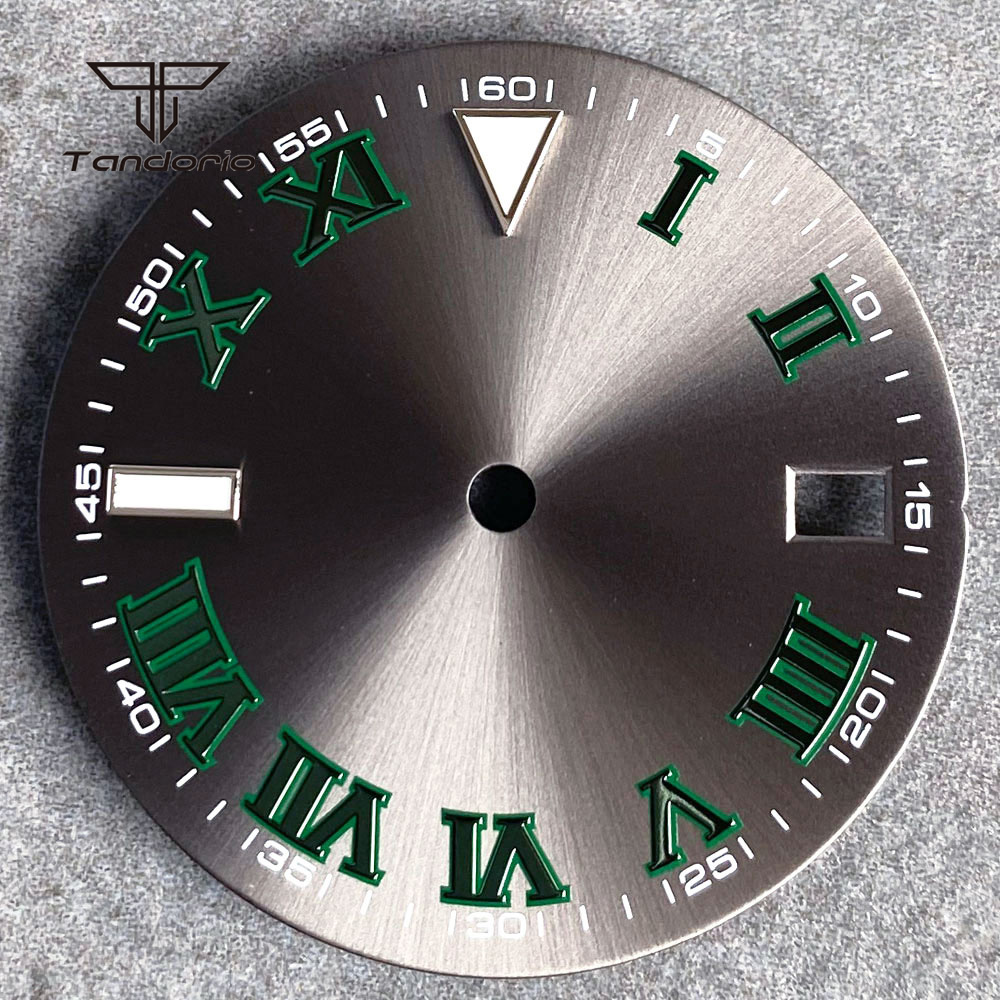 29mm Szary zegarek Sunburst Di – Luxury Watch Face recenzja i cena