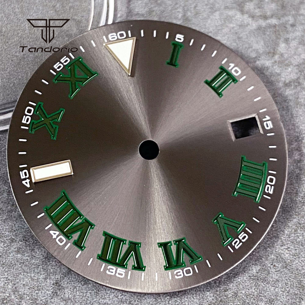 29mm Szary zegarek Sunburst Di – Luxury Watch Face recenzja i cena