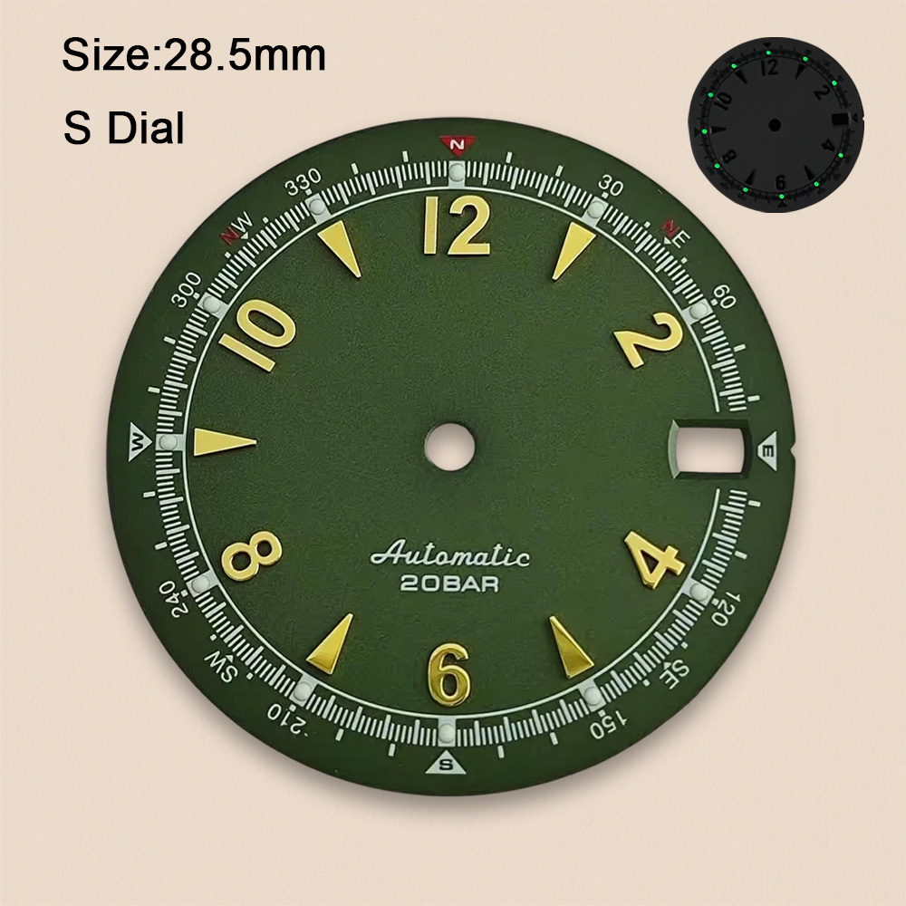 Tarcza zegarka NH35 z logo S,  – Luxury Watch Face recenzja i cena