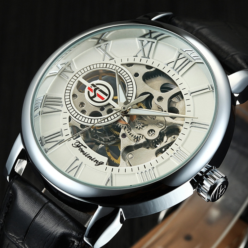 2019 Forsining grawerowanie ma – Luxury Watch Gold And Black recenzja i cena