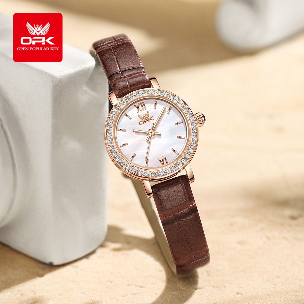 Zegarek OPK 6063 Light Luxury  – Luxury Watch Leather recenzja i cena