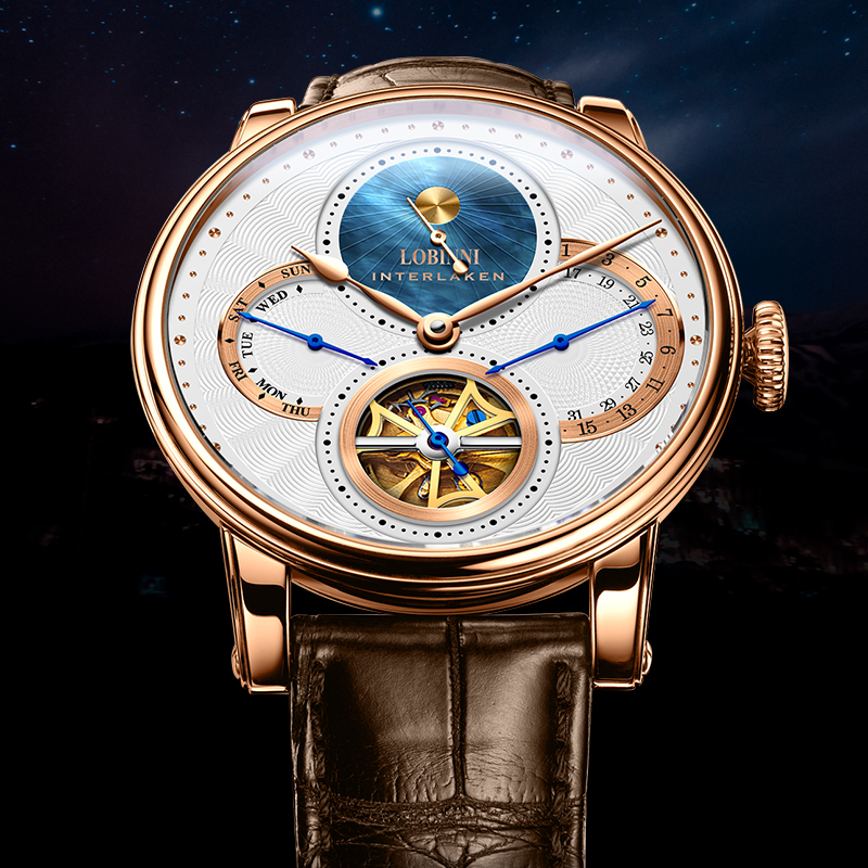 Zegarek LOBINNI Męski Automaty – Chronograph Flyback Watch recenzja i cena