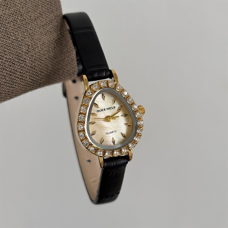 Luksusowy damski zegarek kwarc – Luxury Watch Gold And Black recenzja i cena