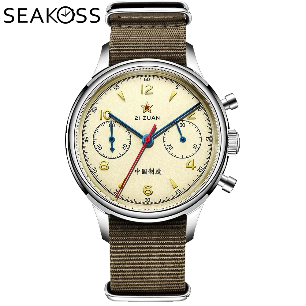 SEAKOSS 1963 Chronograph 40mm  – Chronograph Flyback Watch recenzja i cena