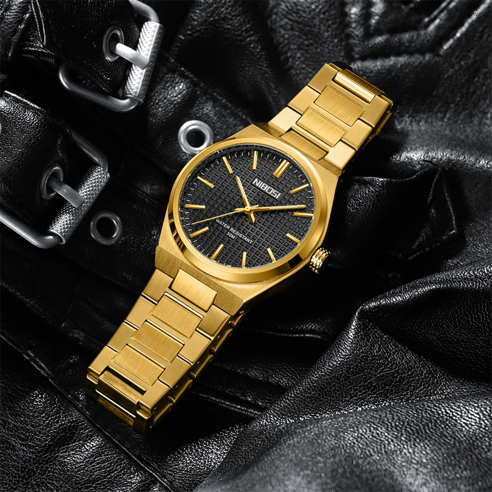 Męski Złoty Czarny Luksusowy Z – Luxury Watch Gold And Black recenzja i cena
