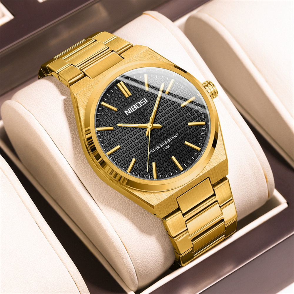 Męski Złoty Czarny Luksusowy Z – Luxury Watch Gold And Black recenzja i cena