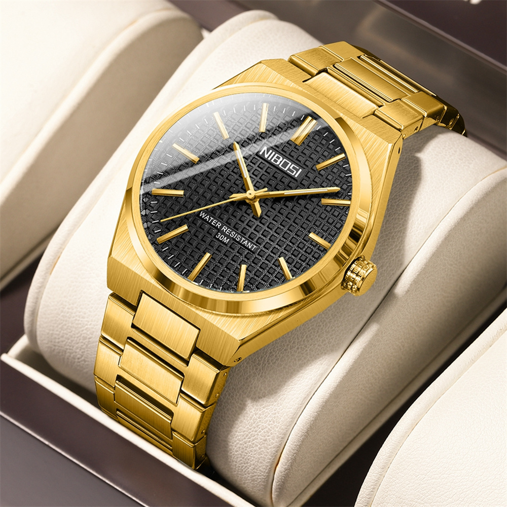 Męski Złoty Czarny Luksusowy Z – Luxury Watch Gold And Black recenzja i cena