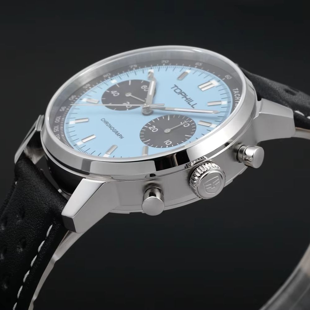 Zegarek męski TOPHILL Vintage  – Chronograph Flyback Watch recenzja i cena